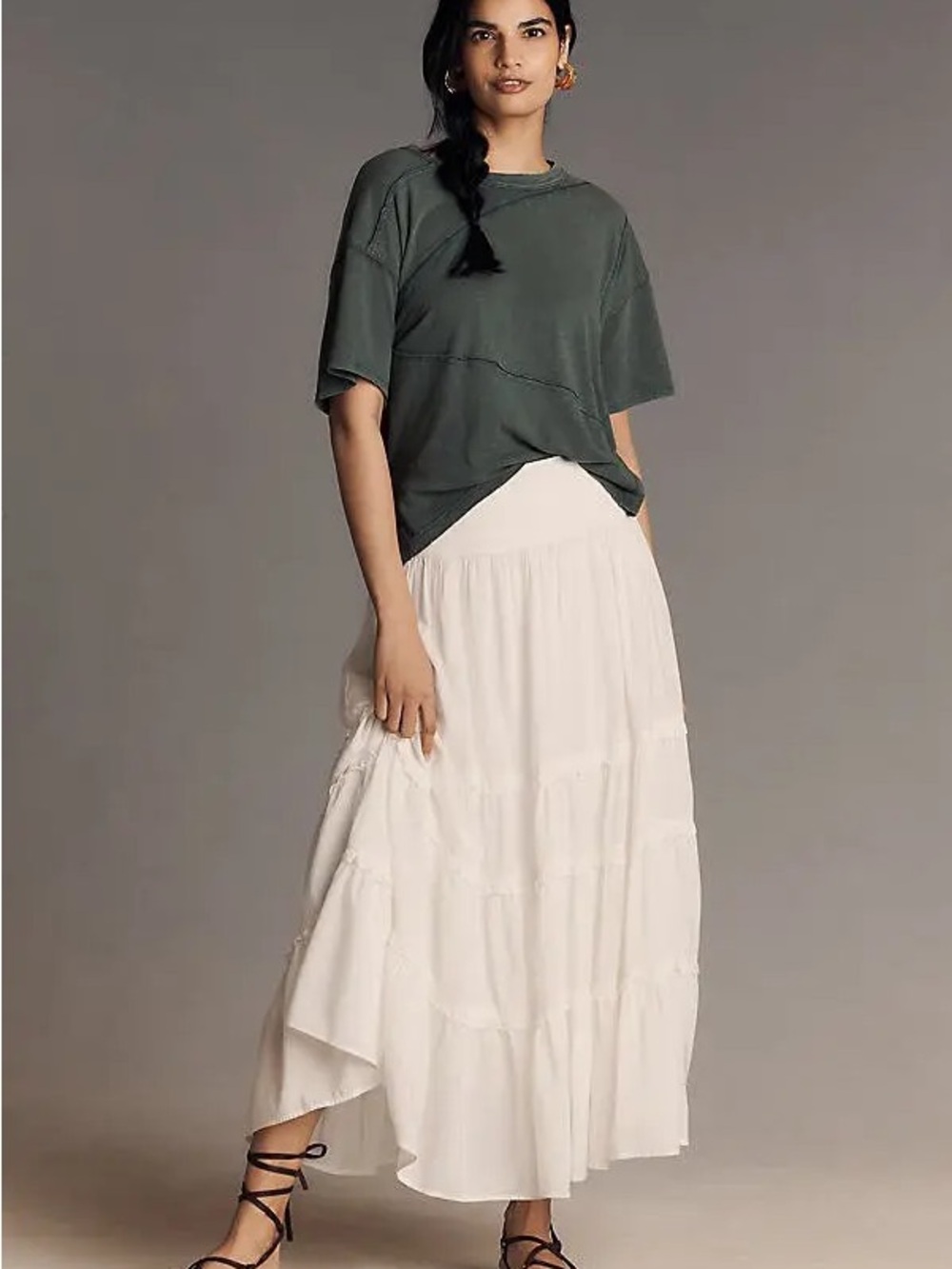 Pilcro spliced easy tee